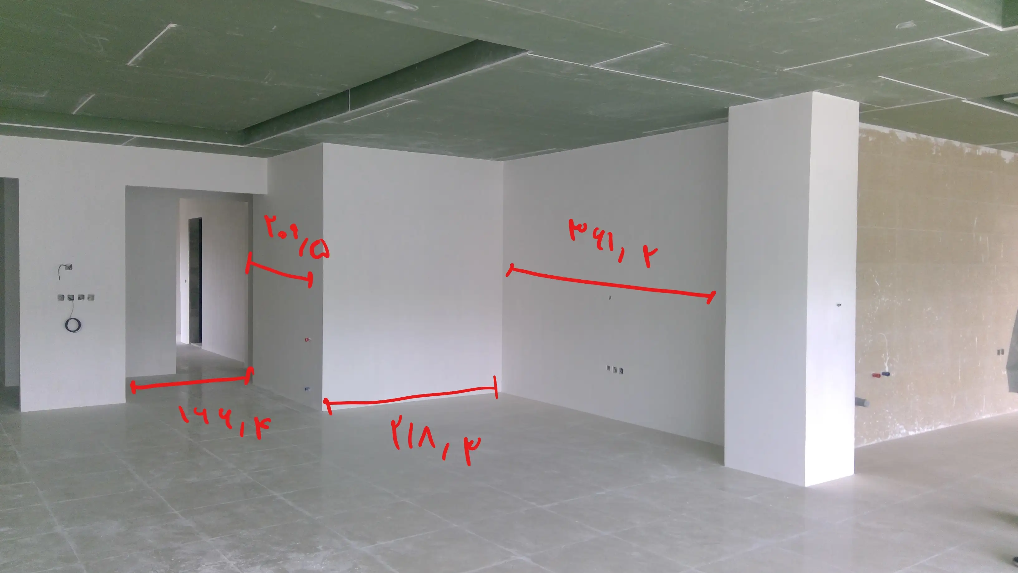Living Room & Hallway Design