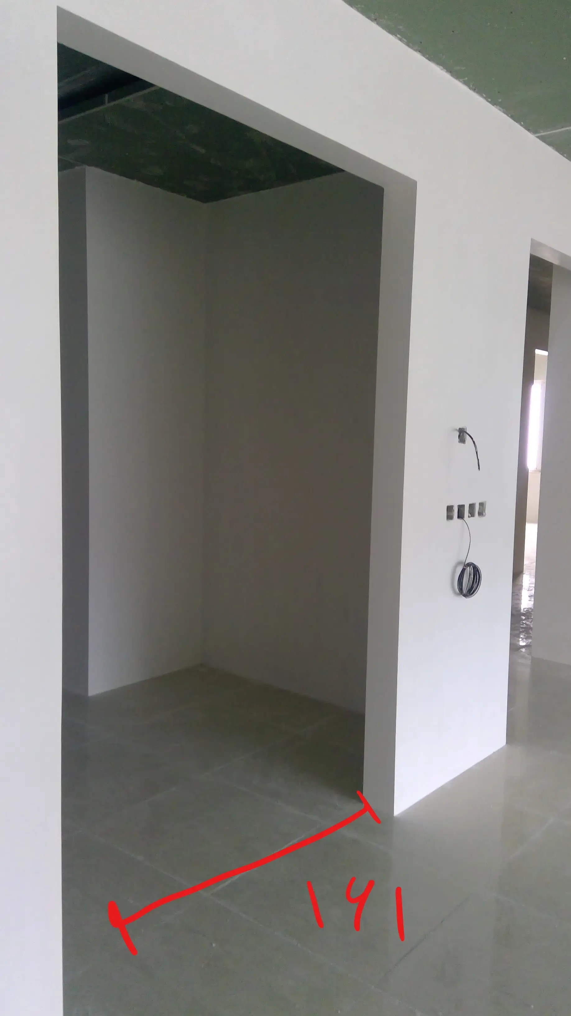 Living Room & Hallway Design