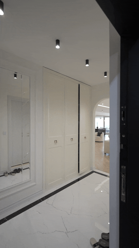 Living Room & Hallway Design